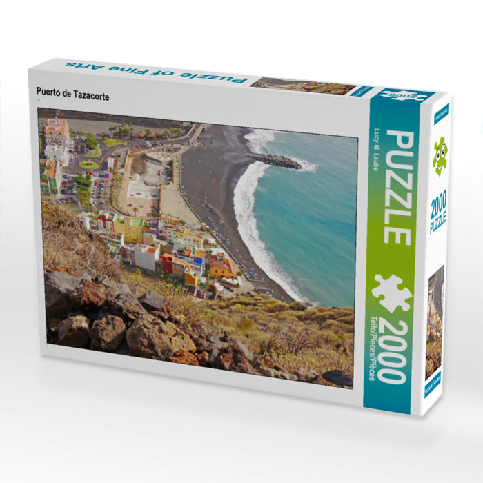 Puerto de Tazacorte 2000 Teile Puzzle quer - CALVENDO Foto-Puzzle'