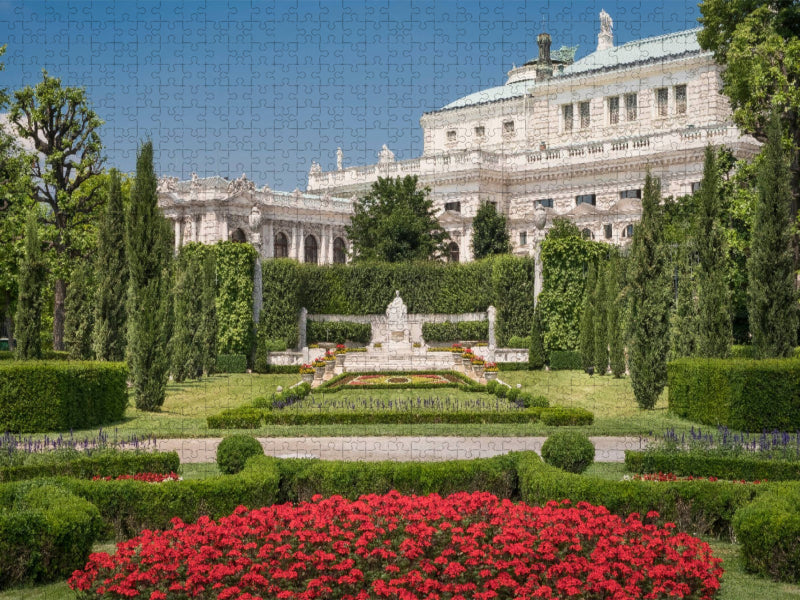 Volksgarten und Burgtheater - CALVENDO Foto-Puzzle'