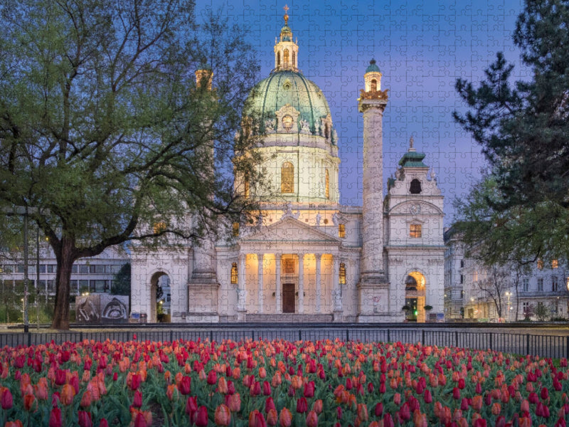 Karlskirche - CALVENDO Foto-Puzzle'
