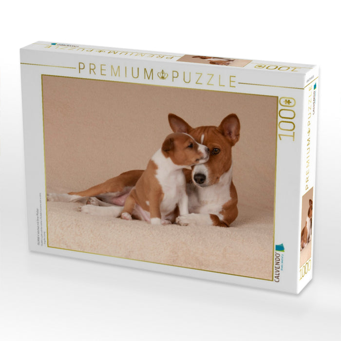 FAJANA 4 Wochen mit ihrer Mutter - CALVENDO Foto-Puzzle'
