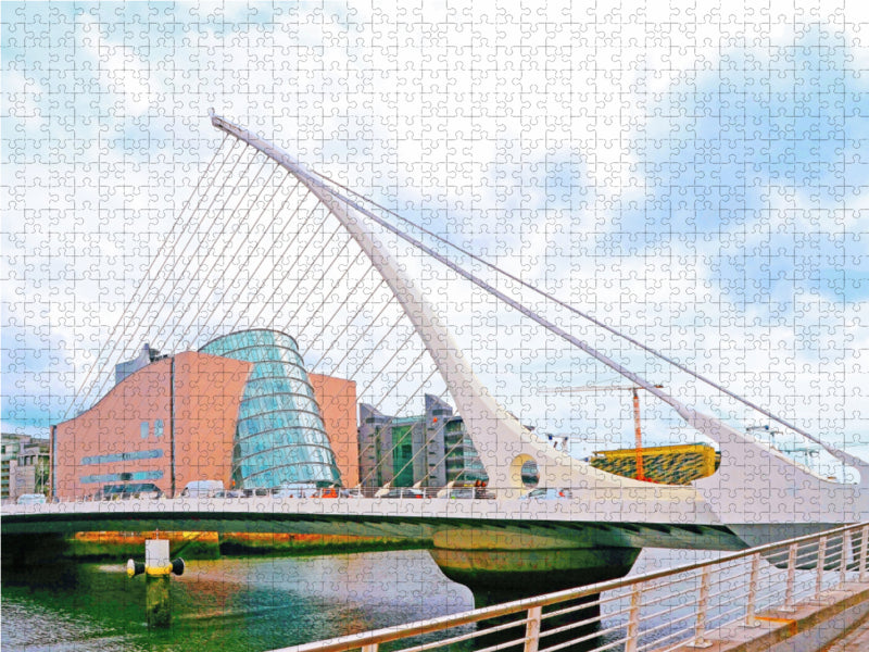 Samuel Beckett Bridge - CALVENDO photo puzzle 
