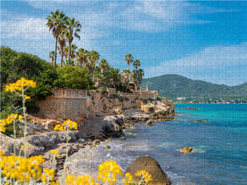 Strand bei Cala Millor Mallorca 2000 Teile Puzzle quer - CALVENDO Foto-Puzzle'