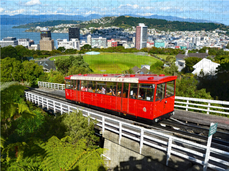 Cable car in Wellington - CALVENDO photo puzzle 