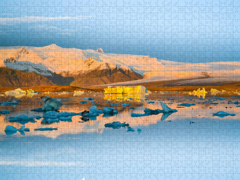 Jökulsárlón, Island - CALVENDO Foto-Puzzle'