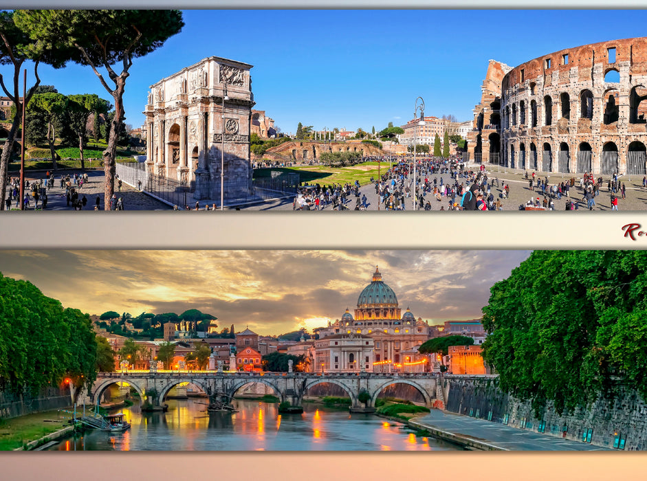 Rom 2000 Teile Puzzle quer - CALVENDO Foto-Puzzle'