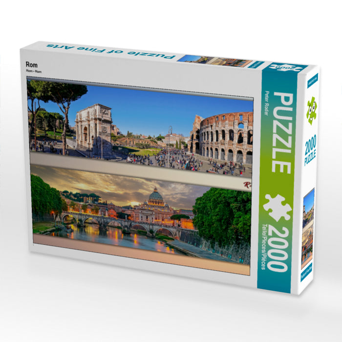 Rom 2000 Teile Puzzle quer - CALVENDO Foto-Puzzle'