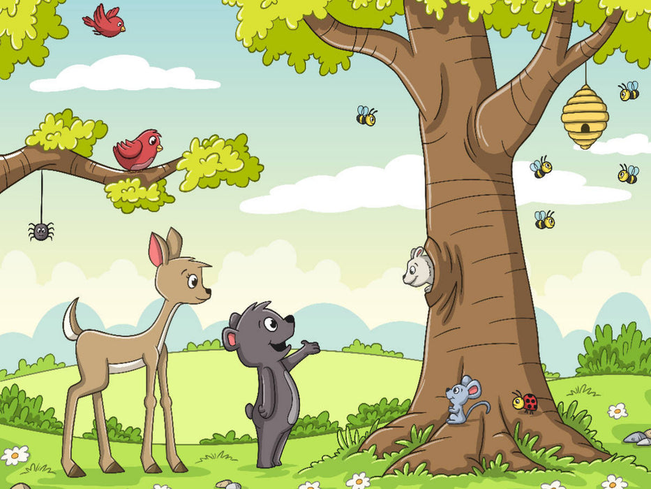 Tiere des Waldes - CALVENDO Foto-Puzzle'
