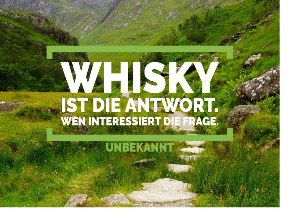Whisky ist die Antwort. Wen interessiert die Frage. - CALVENDO Foto-Puzzle'