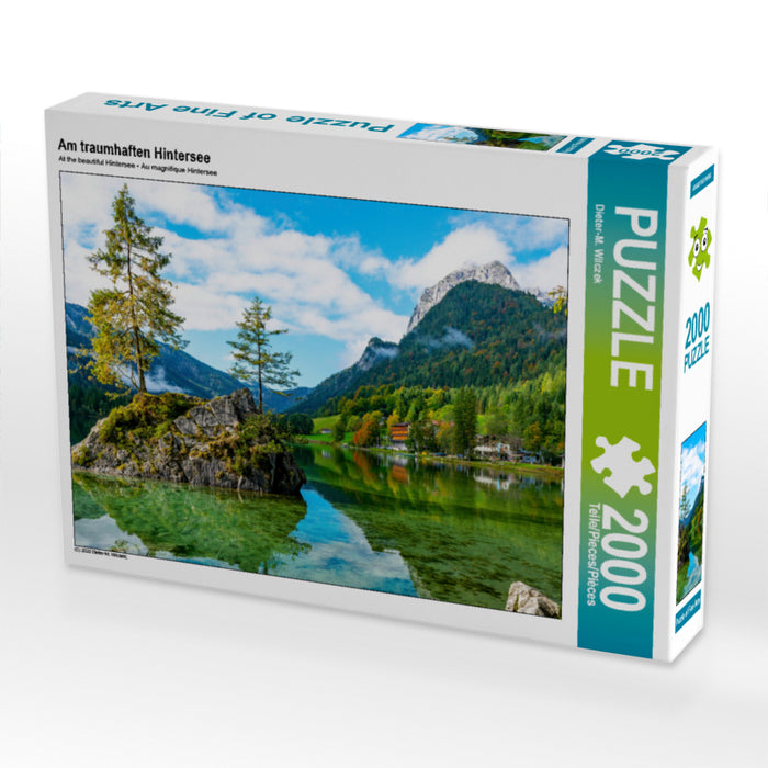 Au magnifique Hintersee - Puzzle photo CALVENDO 