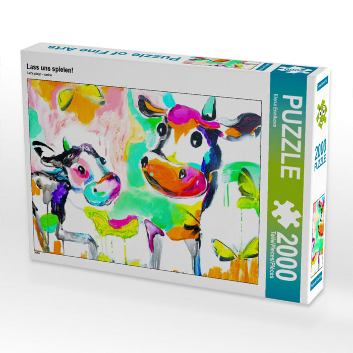 Lass uns spielen! 2000 Teile Puzzle quer - CALVENDO Foto-Puzzle'