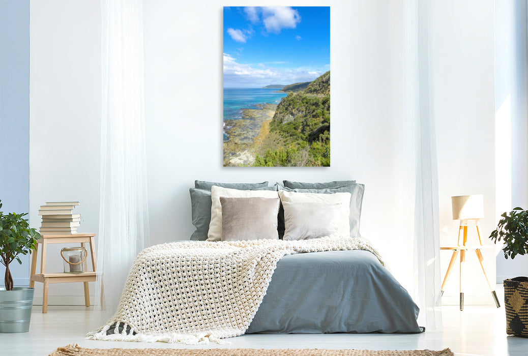 Premium textile canvas Premium textile canvas 80 cm x 120 cm high Great Ocean Road Victoria 