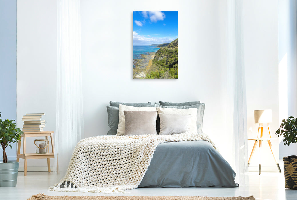 Premium textile canvas Premium textile canvas 80 cm x 120 cm high Great Ocean Road Victoria 