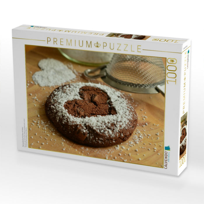 Romantischer Kuchen mit Herz - CALVENDO Foto-Puzzle'