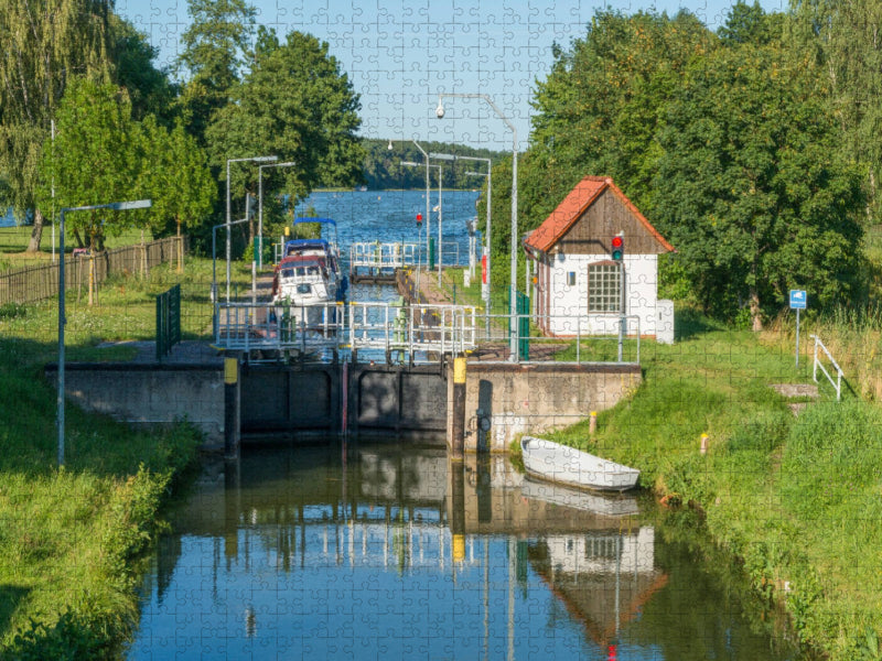 Schleuse Himmelpfort - CALVENDO Foto-Puzzle'
