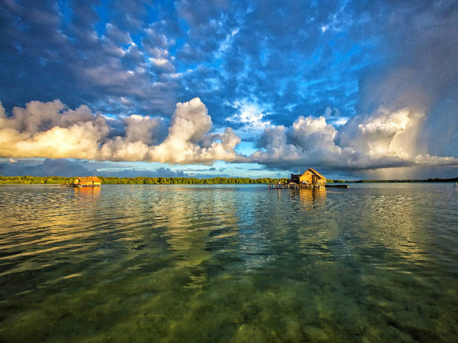 Wetterformation am Horizont - CALVENDO Foto-Puzzle'
