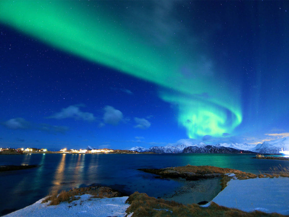 Magisches Nordlicht - CALVENDO Foto-Puzzle'