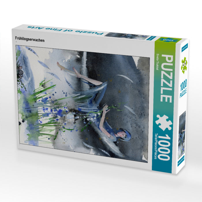 Frühlingserwachen 1000 Teile Puzzle hoch - CALVENDO Foto-Puzzle'