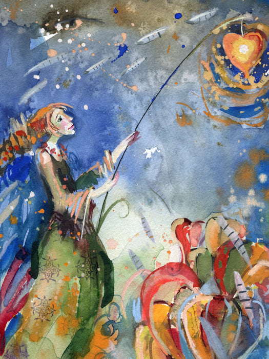 Au royaume elfique - magie et magie des elfes dans de belles aquarelles - Puzzle photo CALVENDO 