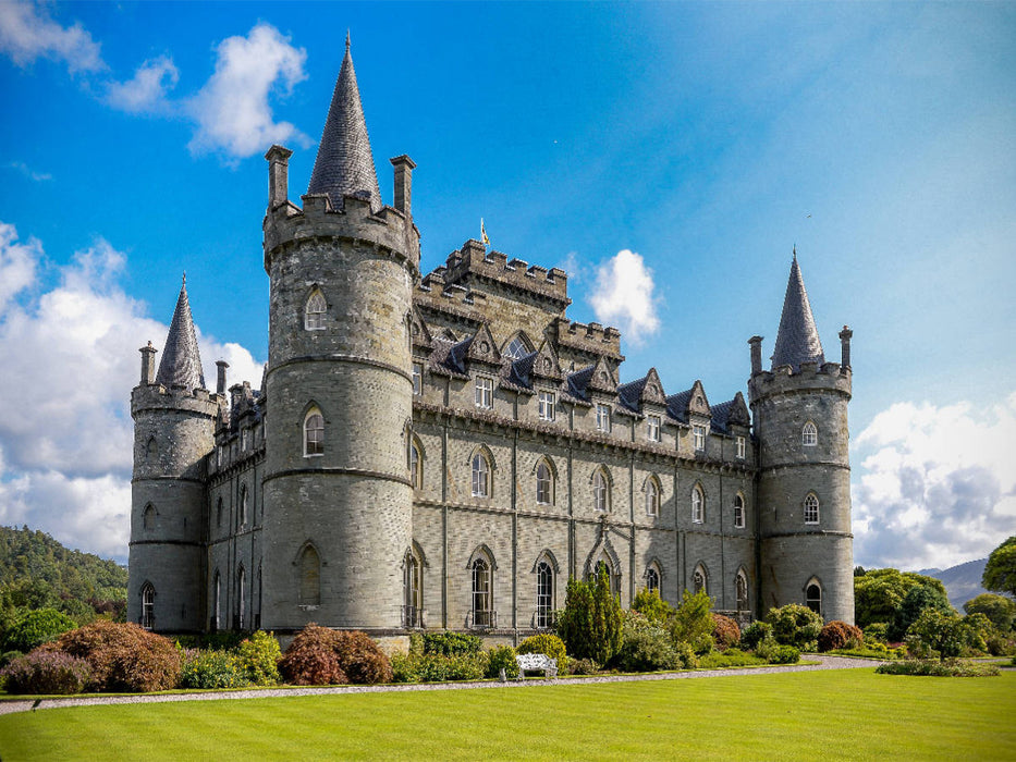 Inveraray Castle am Loch Fyne - CALVENDO Foto-Puzzle'