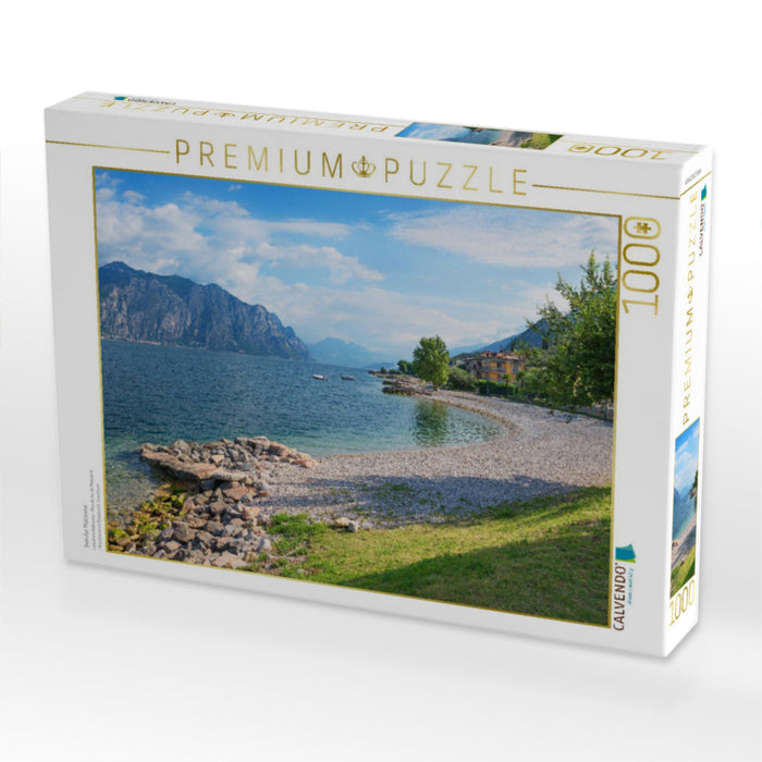 Seeufer Malcesine - CALVENDO Foto-Puzzle'