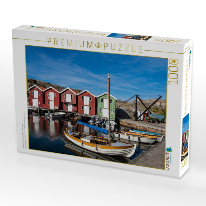Blick auf den Ort Smögen in Schweden - CALVENDO Foto-Puzzle'