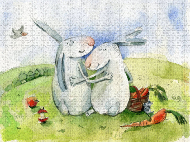 Ich hab Dich lieb (wahre Freundschaft, wahre Liebe) - CALVENDO Foto-Puzzle'