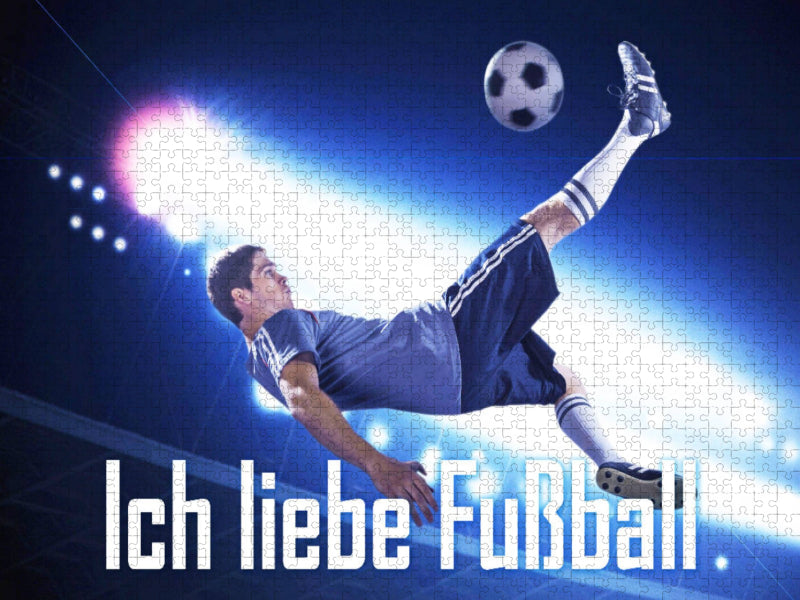 Ich liebe Fußball - CALVENDO Foto-Puzzle'
