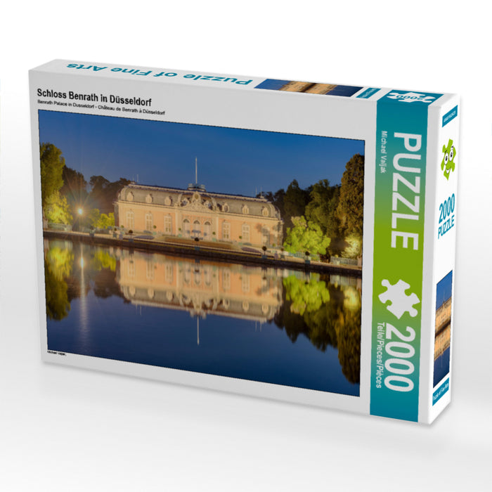 Benrath Castle in Düsseldorf - CALVENDO photo puzzle 
