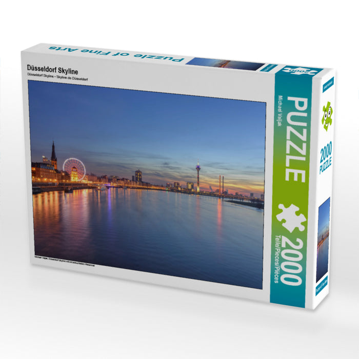 Düsseldorf Skyline - CALVENDO photo puzzle 