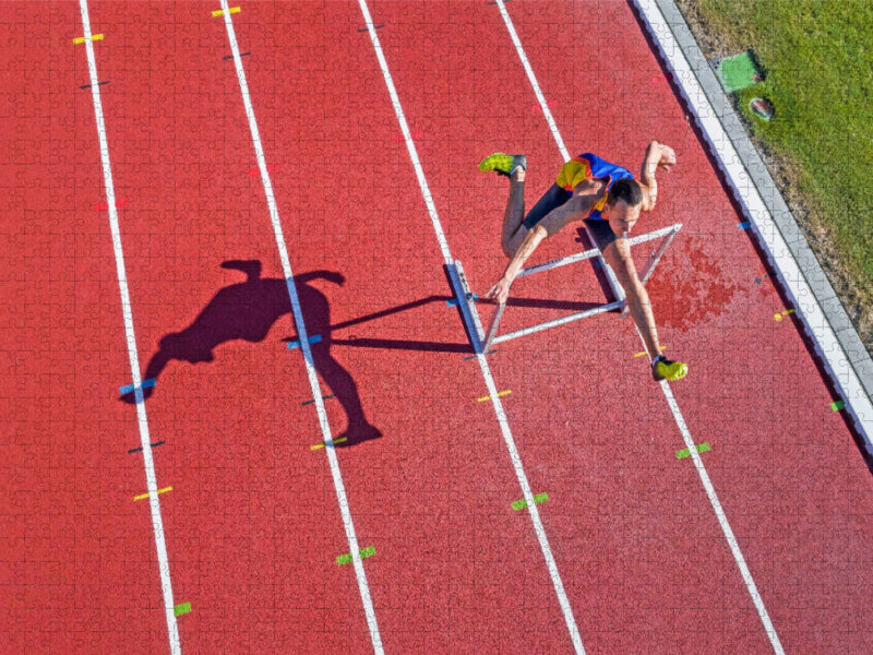 Leichtathletik-Technik: Hürdenlauf - CALVENDO Foto-Puzzle'