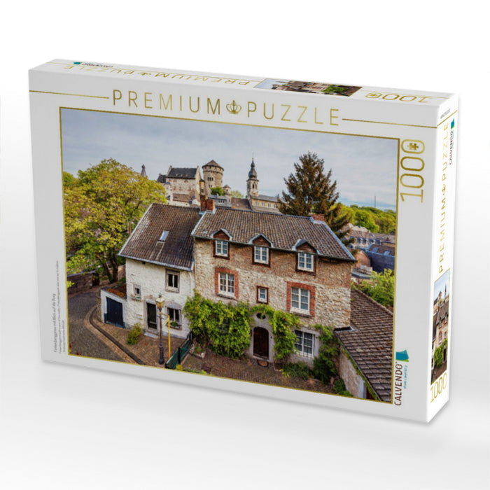 Finkenberggasse mit Blick auf die Burg - CALVENDO Foto-Puzzle'