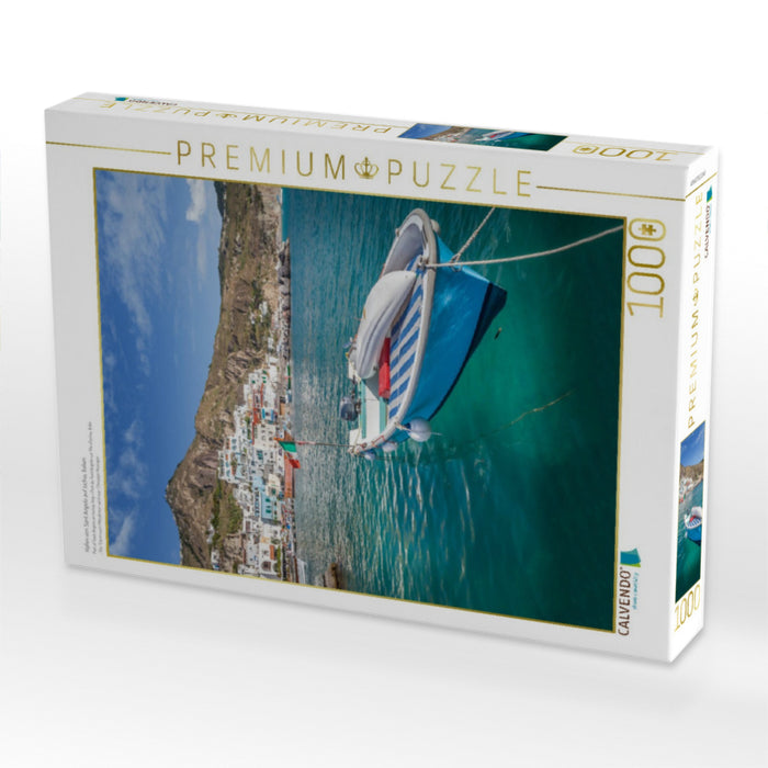 Hafen von Sant Angelo auf Ischia, Italien - CALVENDO Foto-Puzzle'