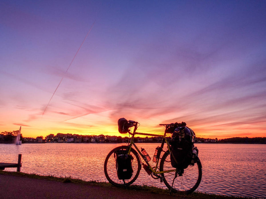 Ostsee Radreise: Sonnenuntergang in Karlskrona, Schweden - CALVENDO Foto-Puzzle'