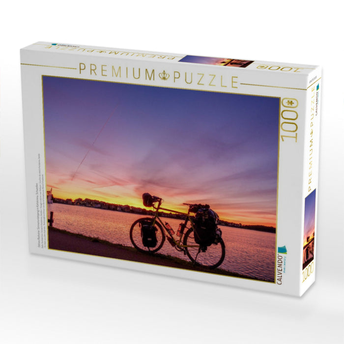 Ostsee Radreise: Sonnenuntergang in Karlskrona, Schweden - CALVENDO Foto-Puzzle'