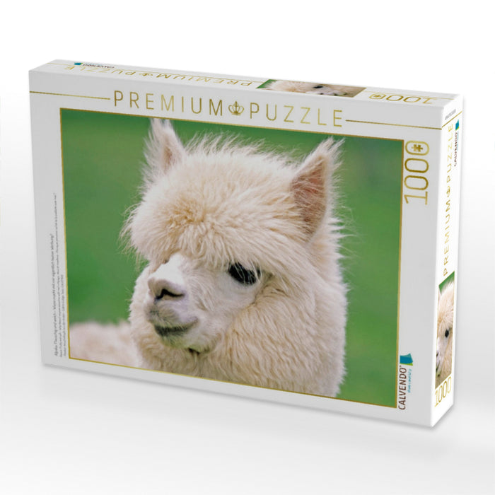 Alpaka: Flauschig und weich - Wieso macht mit mir eigentlich keiner Werbung? - CALVENDO Foto-Puzzle'
