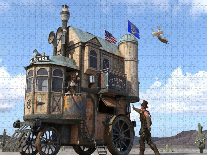 Dampfhaus - CALVENDO Foto-Puzzle'