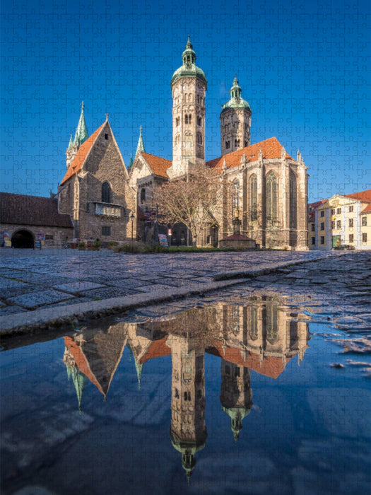 Naumburger Dom im Spiegel - CALVENDO Foto-Puzzle'