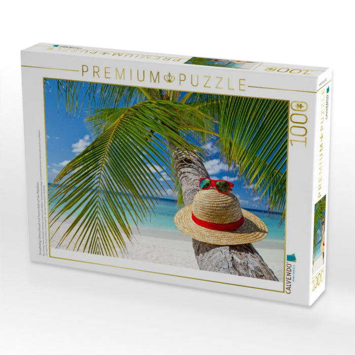 Strandfeeling, Sehnsuchtsziel und Traumurlaub auf den Malediven. - CALVENDO Foto-Puzzle'