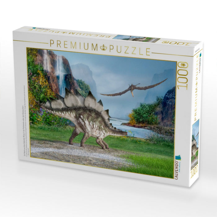Ein Motiv aus dem Kalender Reise in die Prähistorie unter den Dinosauriern - CALVENDO Foto-Puzzle'
