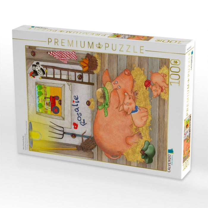 Mein Schwein Rosalie - CALVENDO Foto-Puzzle'