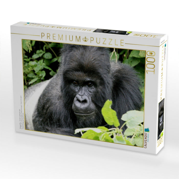 Berggorillas - Immer wachsam sein - CALVENDO Foto-Puzzle'
