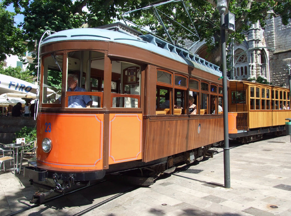 Le tramway du Port de Sóller - Puzzle photo CALVENDO 