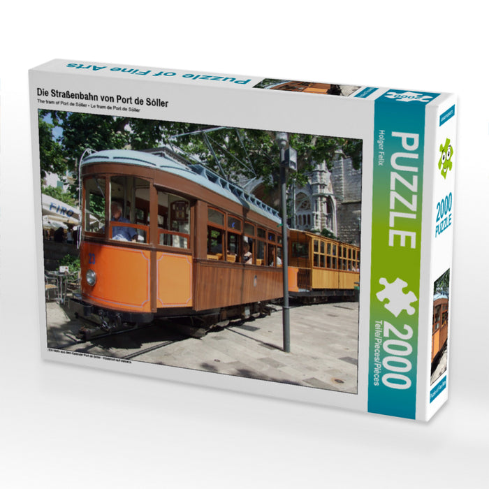Le tramway du Port de Sóller - Puzzle photo CALVENDO 