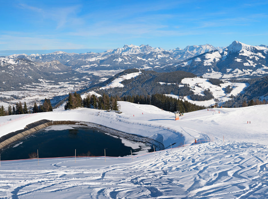 Skigebiet Hartkaiser am Wilden Kaiser 2000 Teile Puzzle quer - CALVENDO Foto-Puzzle'