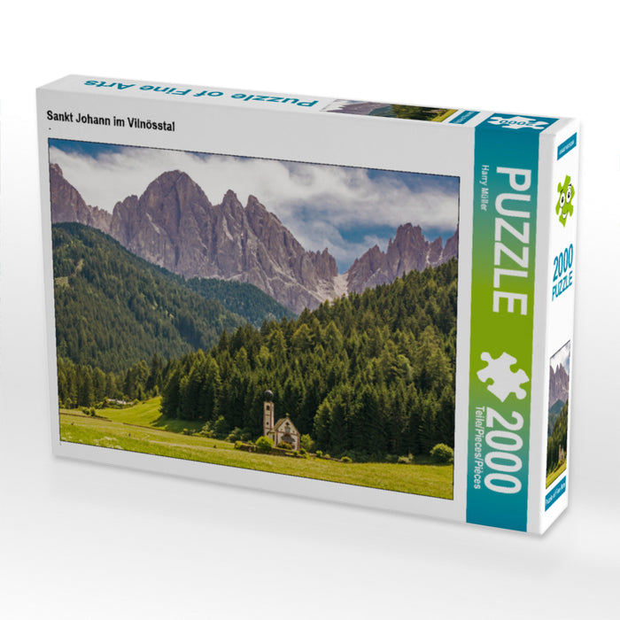 Sankt Johann im Vilnösstal 2000 Teile Puzzle quer - CALVENDO Foto-Puzzle'