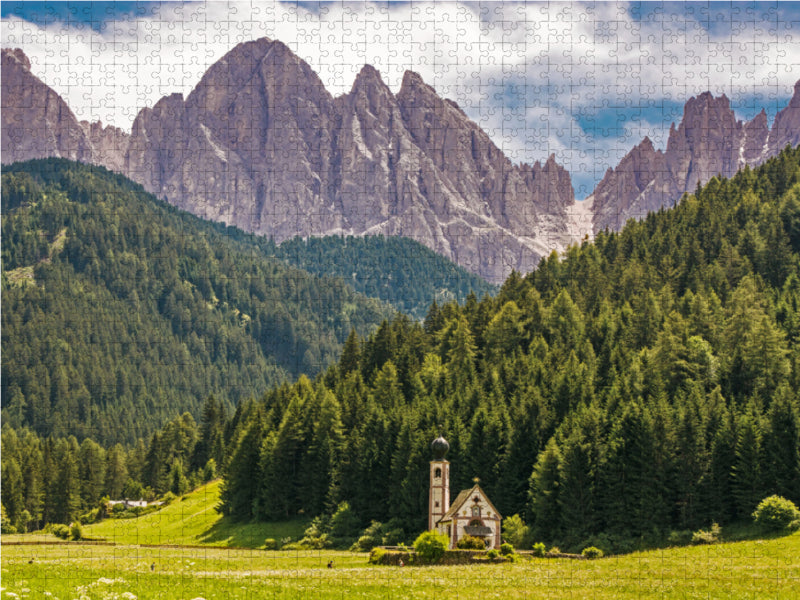 Sankt Johann im Vilnösstal 2000 Teile Puzzle quer - CALVENDO Foto-Puzzle'