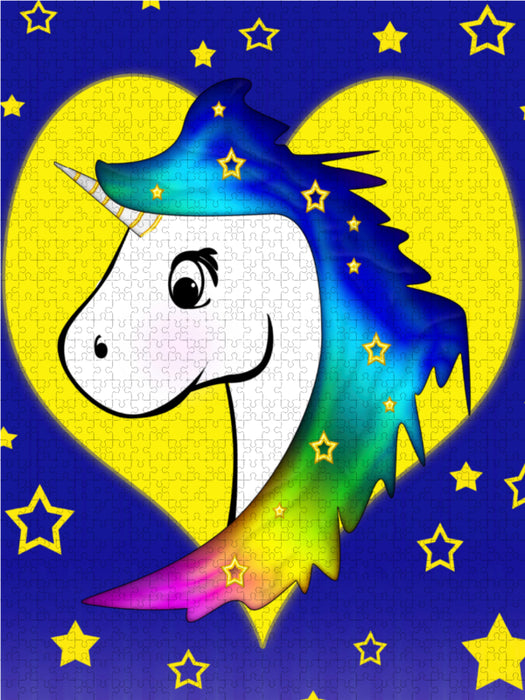 Colorful unicorns - CALVENDO photo puzzle 