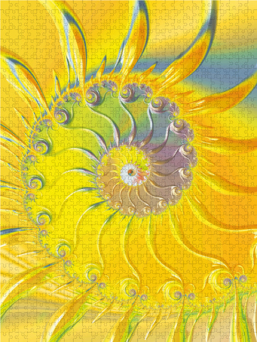 Sunrise abstract - CALVENDO photo puzzle 