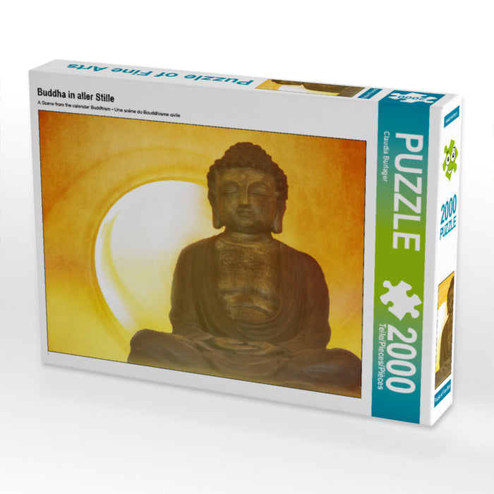 Buddha in aller Stille 2000 Teile Puzzle quer - CALVENDO Foto-Puzzle'