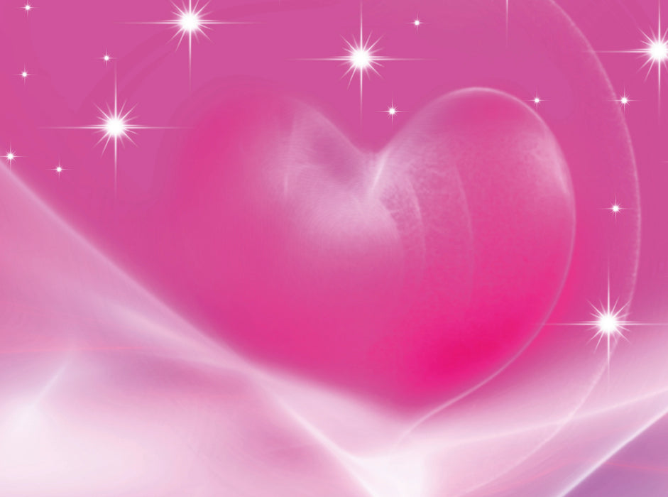 Das rosa Herz 2000 Teile Puzzle quer - CALVENDO Foto-Puzzle'